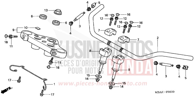 ROHRGRIFF/OBERE BRUECKE von Shadow Aero LIGHT CUPPER METALLIC-S (YR118K) von 2000